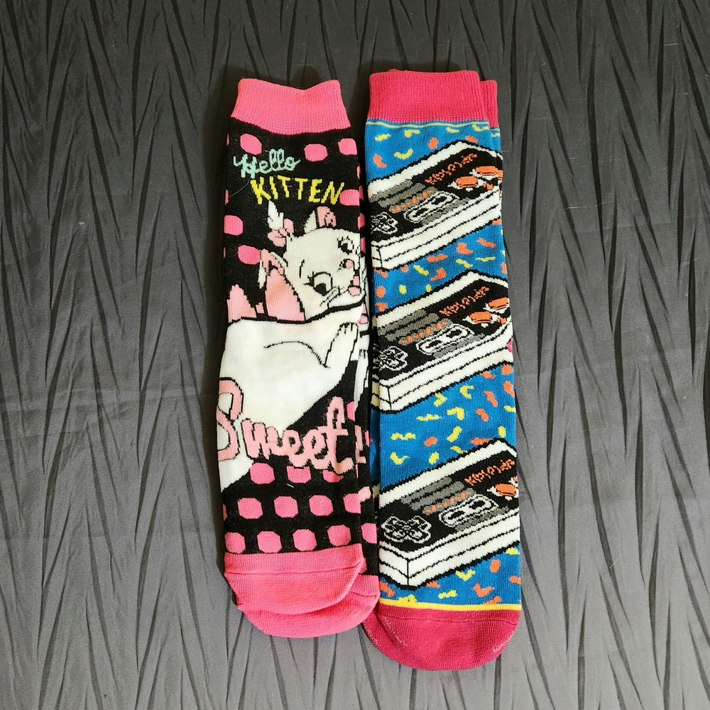 Charactor Graphic Socks Set. NWOT, OSFM